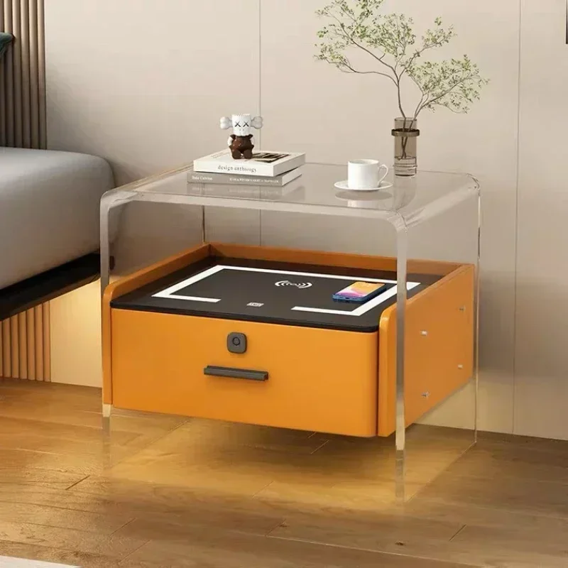Floating Nightstand With Led Light - # Acryl nachtkastjes voor de slaapkamer,