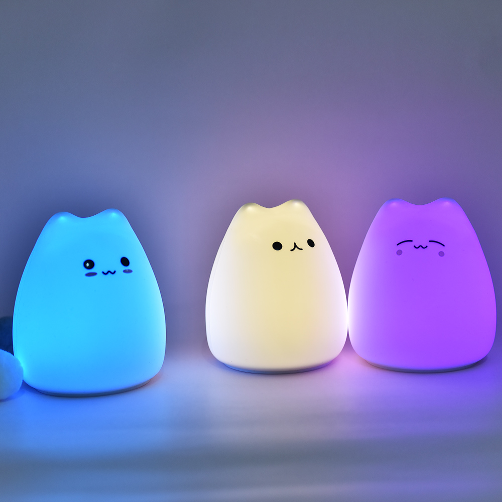 Floating Nightstand With Led Light - LED-nachtlampje voor kinderen Baby Kids Zachte