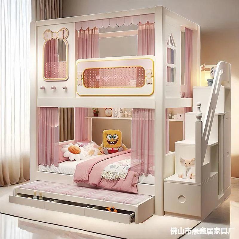 Stevig hoog-laag tweelaags kin - Bunk Bed With Stairs And Slide recensie en prijs