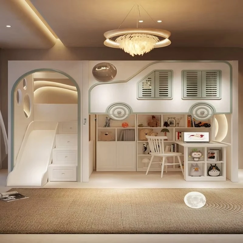 Nieuw ontwerp: luxe stapelbed  - Bunk Bed With Stairs And Slide recensie en prijs