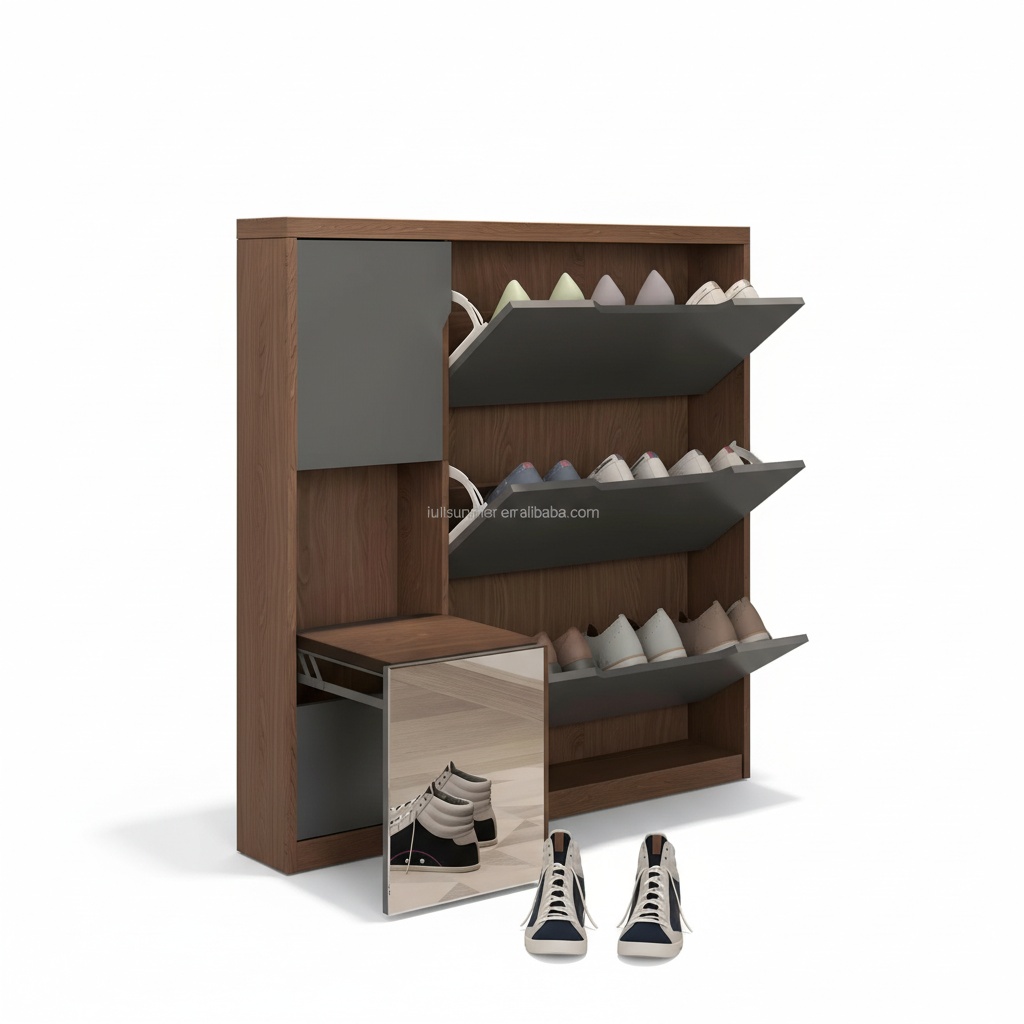 Smalle schoenenkast, 17cm/6.7  - Shoe Rack Cabinet Narrow Entryway recensie en prijs