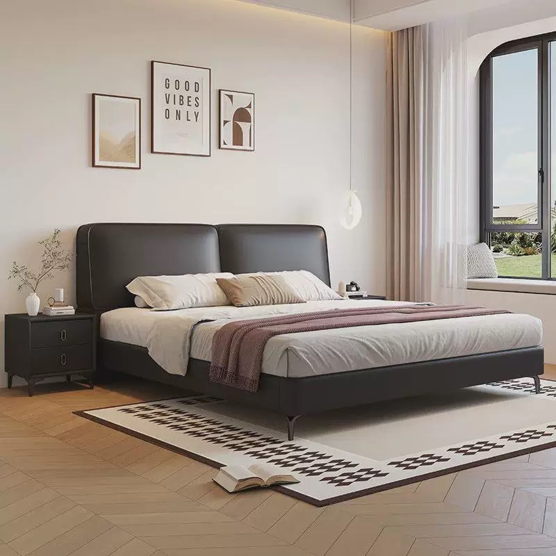 Modern, luxe houten slaapkamer - King Size Bed Frame With Storage Drawers recensie en prijs