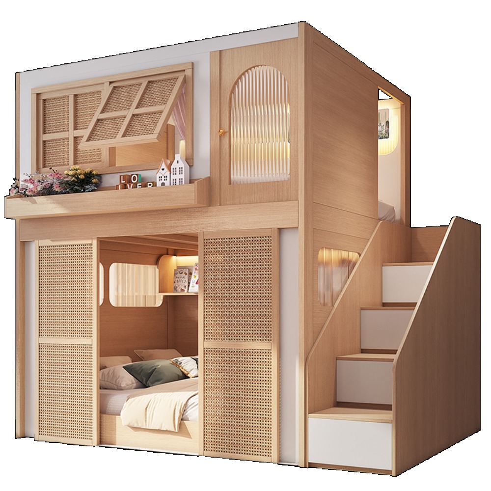 Stapelbed met aparte privacyzo - Bunk Bed With Stairs And Slide recensie en prijs