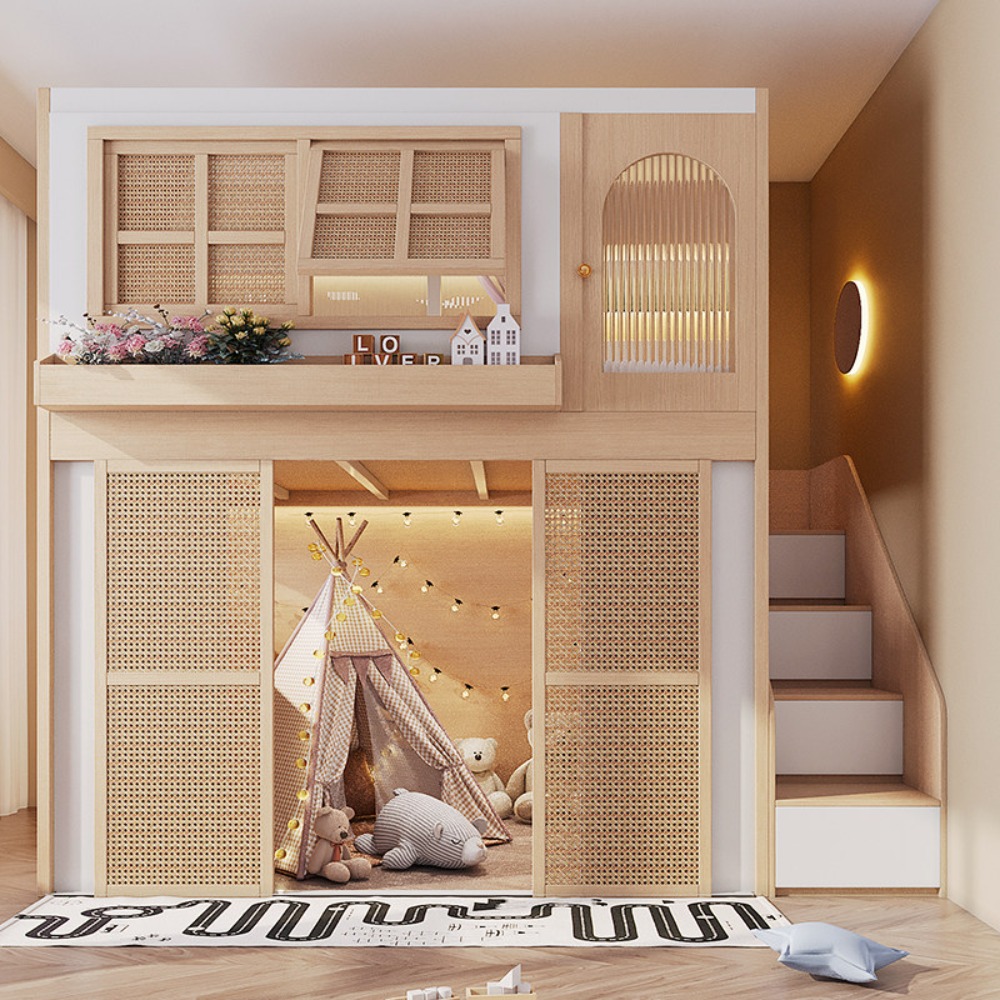 Stapelbed met aparte privacyzo - Bunk Bed With Stairs And Slide recensie en prijs