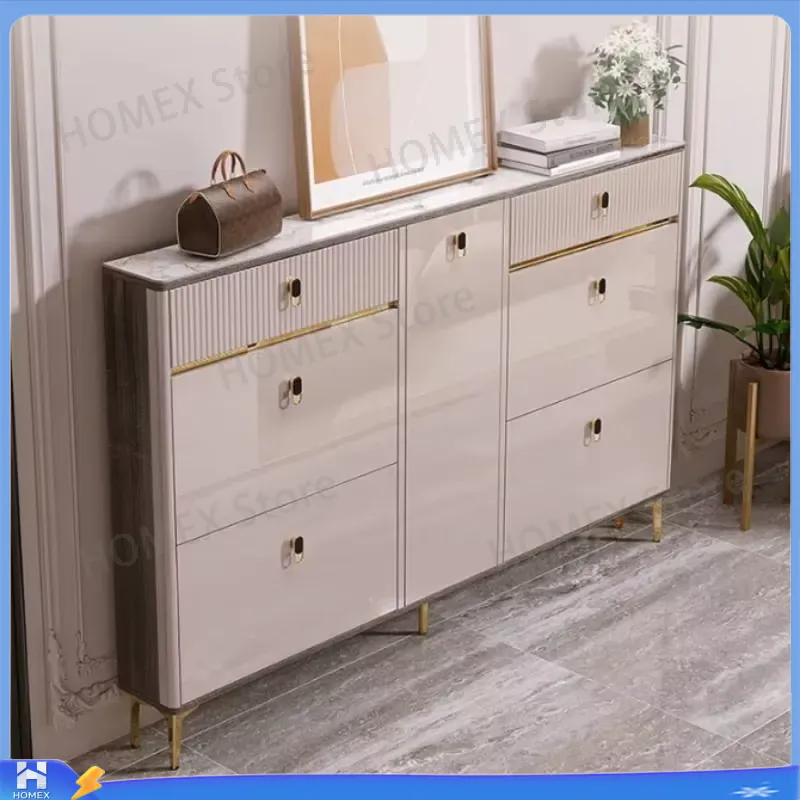 Waterdichte schoenenkast met k - Shoe Rack Cabinet Narrow Entryway recensie en prijs