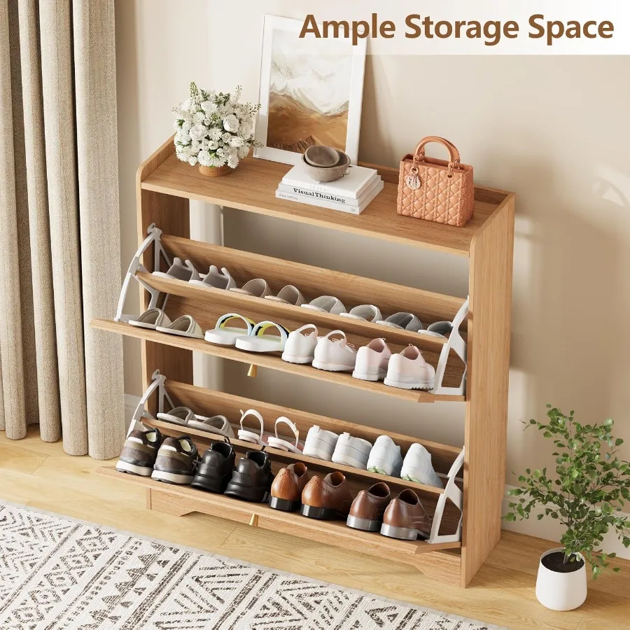 Schoenenkast met moderne, golv - Shoe Rack Cabinet Narrow Entryway recensie en prijs