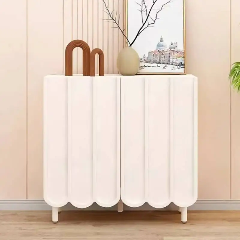 Witte minimalistische schoenen - Shoe Rack Cabinet Narrow Entryway recensie en prijs