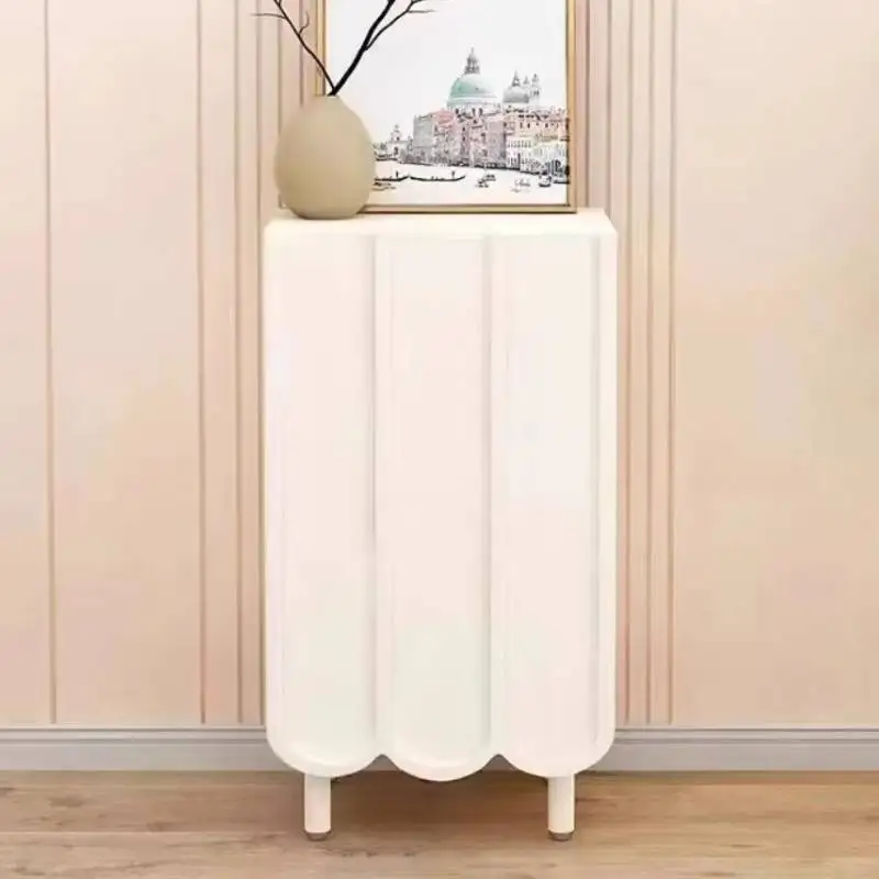 Witte minimalistische schoenen - Shoe Rack Cabinet Narrow Entryway recensie en prijs